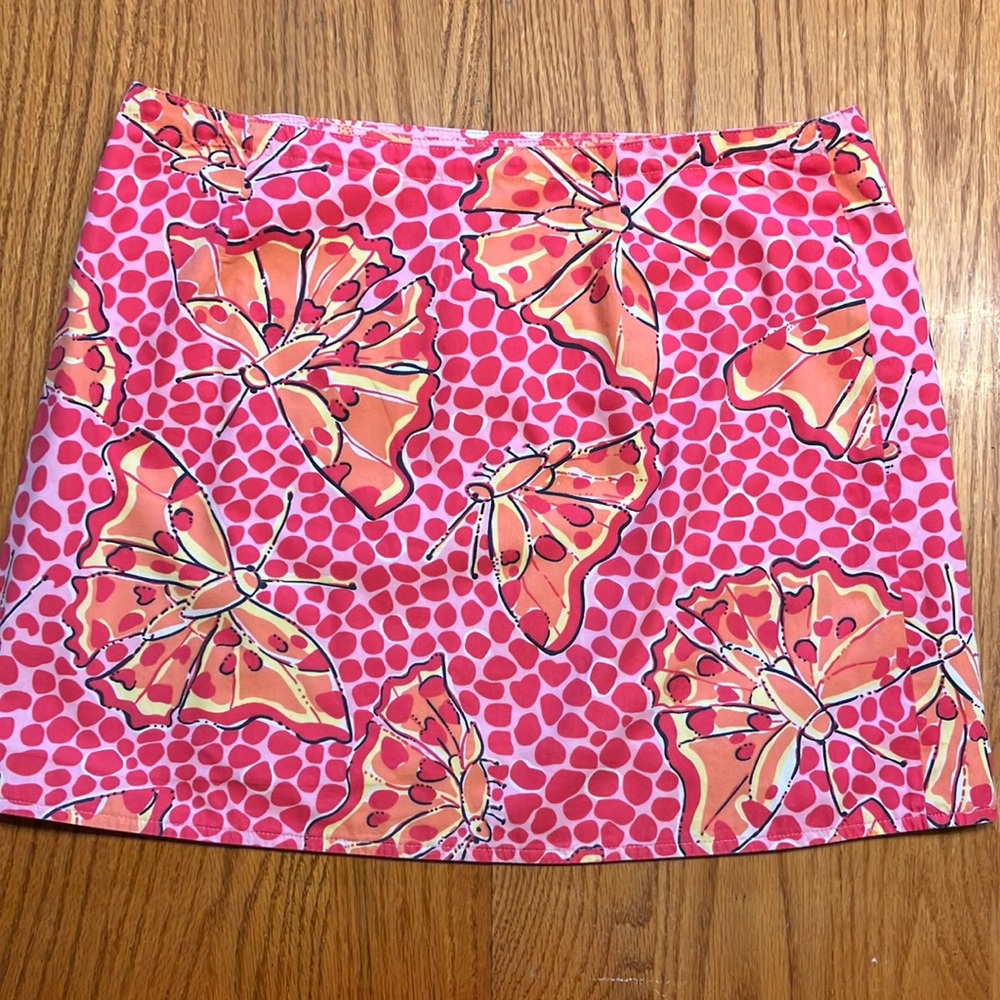 Lilly Pulitzer double patterned wrap skirt